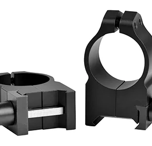 Warne 202LM Vertical Rings Maxima Matte Black 1" High Quick Detach 0 MOA