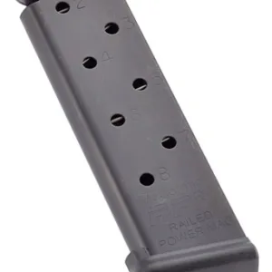 CMC Products MRPM45FS8B Railed Power Mag  Black Detachable 8rd 45 ACP for 1911 Government