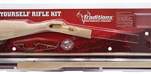 Traditions KRC52206 Kentucky Rifle Kit 50 Cal 33.50" Blued Sidelock Action