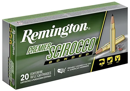 REMINGTON Ammunition 29320 Premier Scirocco Bonded 243 Win 90 Gr Swift Scirocco Bonded 20 Per Box/ 10 Cs