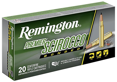 Remington Ammunition 29322 Premier Scirocco Bonded 270 Win 130 gr Swift Scirocco Bonded 20 Per Box/ 10 Cs