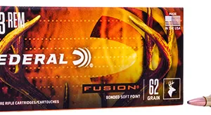 Federal F223FS1 Fusion  223 Rem 62 gr Fusion Soft Point 20 Per Box/ 10 Cs