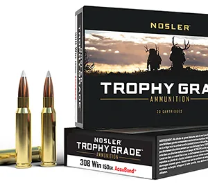 Nosler 60056 Trophy Grade  308 Win 150 gr Nosler AccuBond 20 Per Box/ 10 Cs