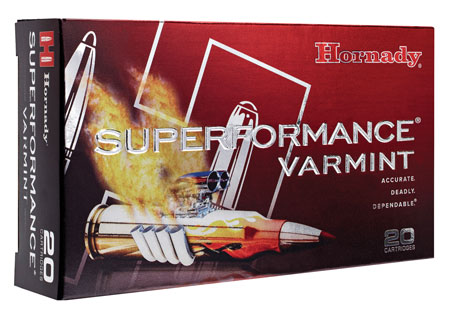 Hornady 8309 Superformance Varmint 222 Rem 35 gr Non Traditional eXpanding 20 Per Box/ 10 Cs