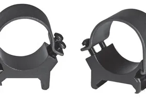 Weaver Mounts 49120 Detachable Top Mount Rings  Matte Black 30mm High
