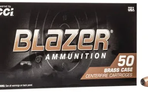 CCI 5207 Blazer Brass Handgun 357 Mag 158 gr Jacket Hollow Point 50 Per Box/ 20 Cs