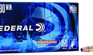Federal 3030A Power-Shok  30-30 Win 150 gr Jacketed Soft Point 20 Per Box/ 10 Cs