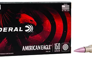 Federal AE308D American Eagle Rifle 308 Win 150 gr Full Metal Jacket Boat Tail 20 Per Box/ 25 Cs