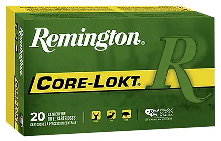 REMINGTON Ammunition 21407 Core-lokt 30-06 Springfield 180 Gr Soft Point Core Lokt 20 Per Box/ 10 Case
