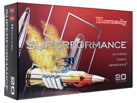 HORNADY 82453 Superformance 444 Marlin 265 Gr Interlock Flat Point 20 Per Box/ 10 Cs