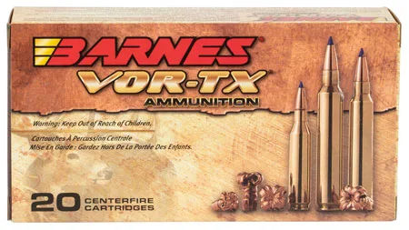BARNES Bullets 21561 Vor-tx Rifle 7mm-08 Rem 120 Gr Tipped Tsx Boat Tail 20 Per Box/ 10 Cs