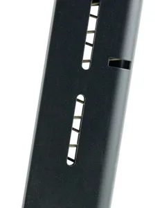 Wilson Combat 47OXCB 1911  Black Detachable with Lo-Profile Steel Floor Plate 7rd for 45 ACP 1911 Officer