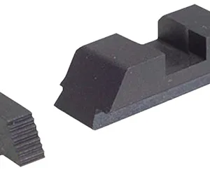 AmeriGlo GT504 Defoor EDC Sight Set for Glock  Black | Black Front and Rear