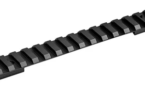 Warne M674M Remington 700 Tactical Rail Matte Black Long Action 0 MOA