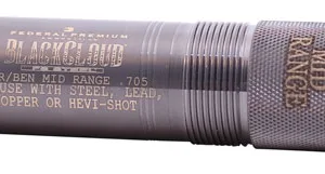 Carlson's Choke Tubes 09002 Black Cloud Beretta/Benelli 12 Gauge Mid-Range Steel Titanium Coated