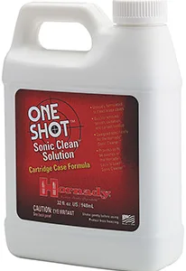 Hornady 043360 One Shot Sonic Clean Against Grease Dust Oil 32 oz Bottle