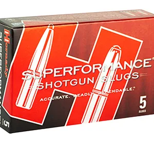Hornady 86236 Superformance  12 Gauge 2.75" MonoFlex Slug Shot 5 Per Box/ 20 Cs