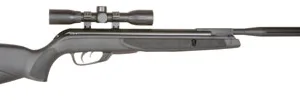 Gamo 6110067854 Wildcat Whisper Air Rifle Gas Piston 177 1rd Shot Black Black Receiver Black Molded All Weather Stock Scope 4x32mm