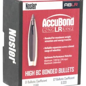 Nosler 58317 AccuBond Long Range 30 Cal .308 210 gr Spitzer Point/ 100 Per Box