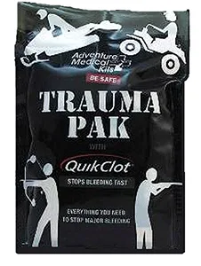 Adventure Medical Kits 20640292 Trauma Pak QuikClot Stop Bleeding Zeolite