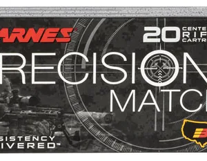 Barnes Bullets 30848 Precision Match  5.56x45mm NATO 85 gr Open Tip Match Boat Tail 20 Per Box/ 10 Cs