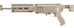 Archangel AA556RNBDT AR-15 Style Conversion Stock Desert Tan Synthetic 6 Position Collapsible for Ruger 10/22 (No Bayonet)