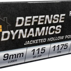 FIOCCHI 9MM LUGER 115GR JHP