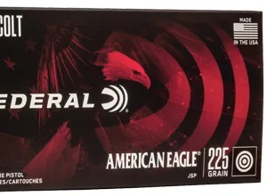 FEDERAL AE 45 COLT 225GR JSP