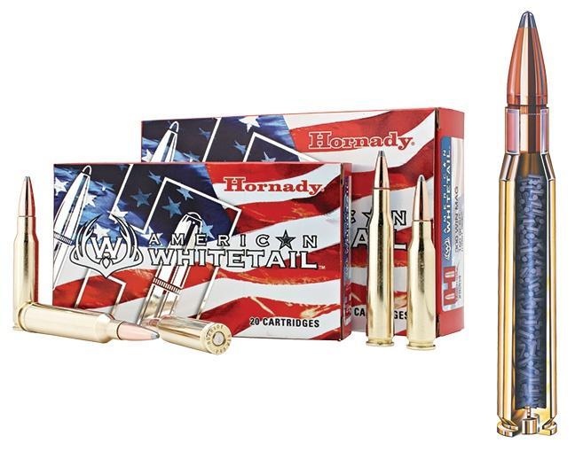 Hornady American Whitetail Rifle Ammunition 7mm Rem Mag 139 gr SP 2901 fps - 20/box