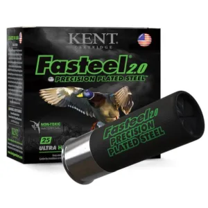 Kent Fasteel 2.0 Shotshells 12 ga 2-3/4" 1-1/16oz 1550 fps #4 25/ct
