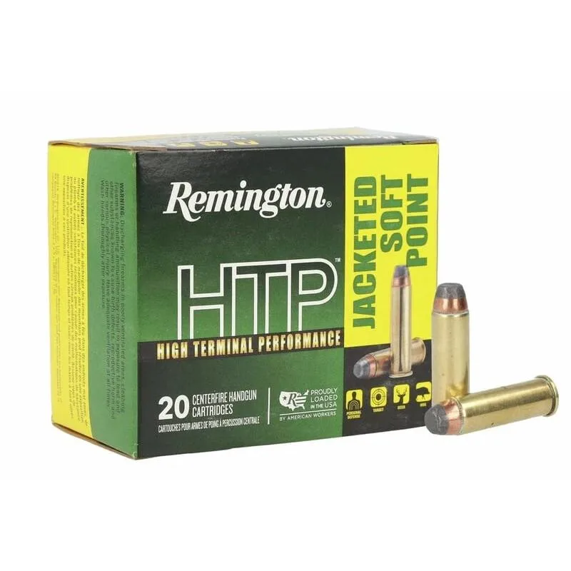 REMINGTON Htp Handgun Ammunition .41 Rem Mag 210gr Jsp 1300 Fps 20/ct