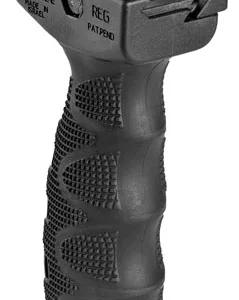 FAB Defense FXREGB REG Ergonomic Rubberized Tactical Foregrip w/Waterproof Storage Compartment Black Latex & Reinforced Polymer