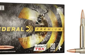 Federal P270L Premium  270 Win 130 gr Barnes TSX 20 Per Box/ 10 Case