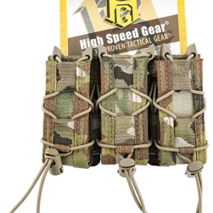 High Speed Gear 11PT03MC TACO Mag Pouch Triple MultiCam Nylon MOLLE Compatible w/ Pistol