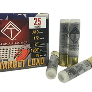 ATI ATIAC4109 Target Load  410 Gauge 2.5" 1/2 oz 9 Shot 20 Per Box/ 10 Case