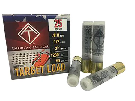 ATI Atiac4109 Target Load 410 Gauge 2.5" 1/2 Oz 9 Shot 20 Per Box/ 10 Case