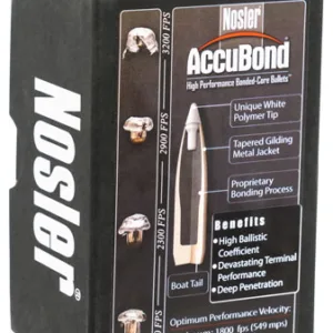 Nosler 52165 AccuBond  30 Cal .308 125 gr Spitzer Point/ 50 Per Box