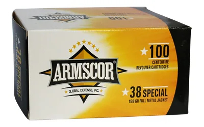 ARMSCOR 38spl 158gr Fmj 100/1200