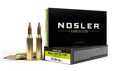 NOSLER 243win 90gr Bt 20/200