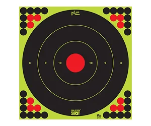 PRO-SHOT TARGET 17" GRN BULLSEYE 5PK