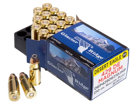 MAGNUM Research Dep429de210j Desert Eagle 429 De 210 Gr Jacket Hollow Point 20 Per Box/ 25 Case