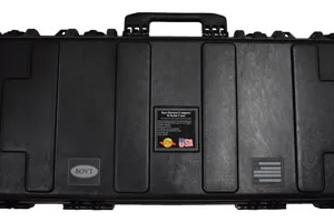 Boyt Harness H41XD Tactical AR/Carbine Case Black Polypropylene with Foam Padding, Ball Bearing Wheels, Steel Hinge Pins & Pressure Release Valve 41" x 15" W x 4.50" D Interior Dimensions