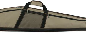 Bulldog BD221 Plus Rifle Case 48" Khaki with Black Trim Water-Resistant Nylon