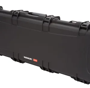 Nanuk 990-1001 990  made of Polymer with Black Finish, Foam Padding, Wheels & Handle for Tactical Rifle/Takedown Shotgun 44" L x 14.50" W x 6" H Interior Dimensions