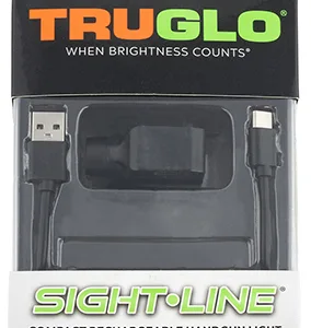 TruGlo TG7620LW Sight-Line  Matte Black, 5mW Cree LED Bulb/ White Laser, Picatinny/Weaver/Glock Rails Mount