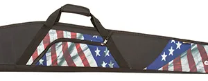 Allen 69052 Centennial  Shotgun Case 52" Victory Stars & Stripes Endura w/Black Trim, Soft Interior Lining, Foam Padding, Storage Pocket & Padded Handle