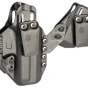 Blackhawk 416176BK Stache Premium Kit IWB Size 76 Black Polymer Belt Clip Compatible w/Glock 48 Ambidextrous