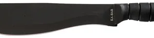 Ka-Bar 1248 Cutlass  11" SK-5 Steel Blade/Black TPR Handle 16.50" Long Includes Sheath