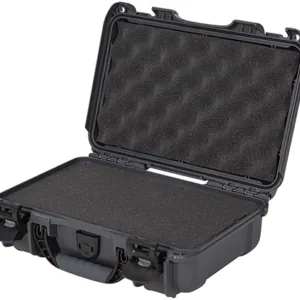Nanuk 9091007 909  Waterproof & Airline Approved Graphite Resin with Cubed Foam 11.44" L x 7" W x 3.68" H Interior Dimensions