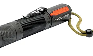 Cyclops CYCTF1200RC Pocket Flashlight  Black Aluminum 1200 Lumens
